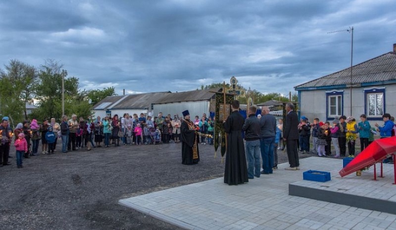 В станице Калитвенской состоялась акция «Свеча Памяти», посвященная Дню Великой Победы