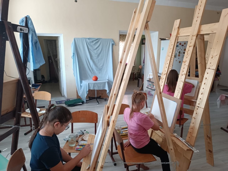 Детский иконописный кружок при Покровском храме 