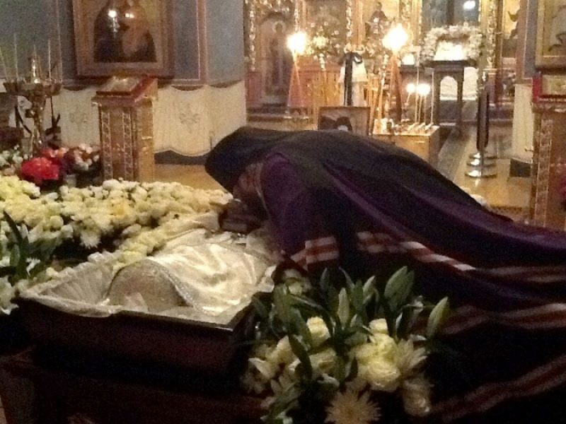 Епископ Шахтинский и Миллеровский Игнатий совершил панихиду по новопреставленному архиепископу Алексиию в Новоспасском монастыре г.Москвы