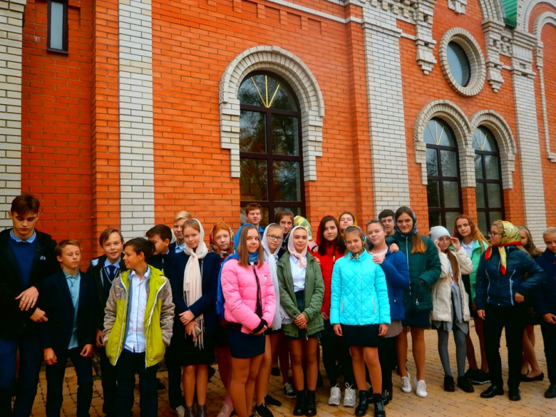 В октябре храм посетили учащиеся, преподаватели ОПК и истории из восьми школ