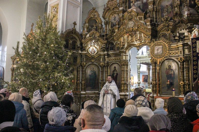 Крещенская Божественная литургия в станице Гундоровской   