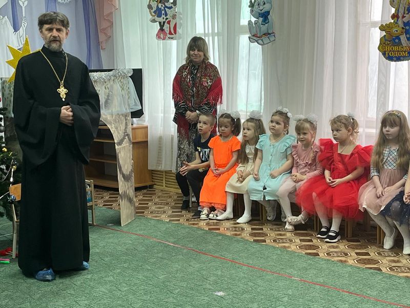 Рождественский утренник в казачьем детском саду «Березонька»