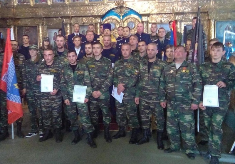В храме Покрова Пресвятой Богородицы г. Шахты состоялась присяга казаков организации «Православного Войска казаков Дона»