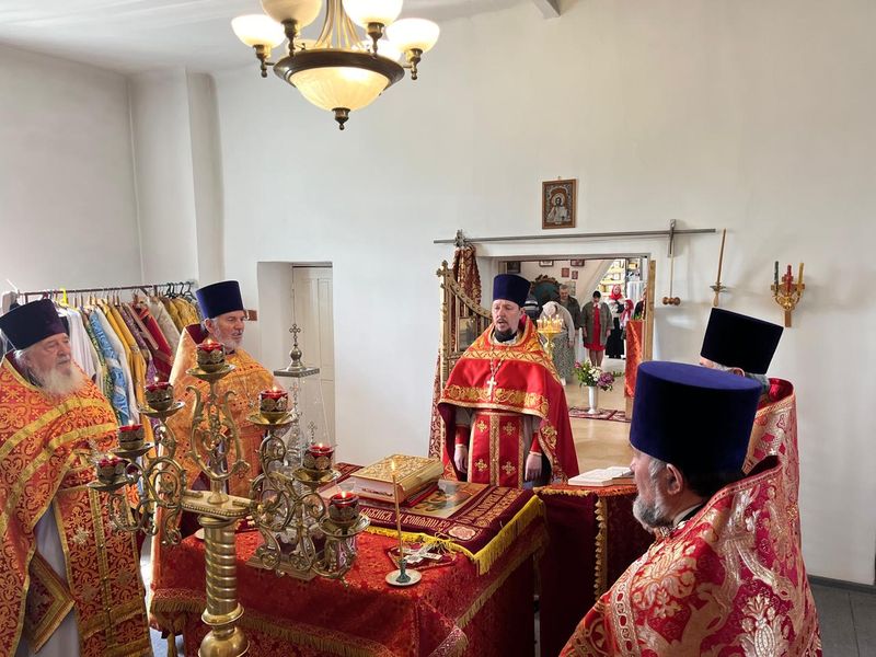 Соборное богослужение Верхнедонского благочиния состоялось в Свято-Никольском храме хутора Тубянский   
