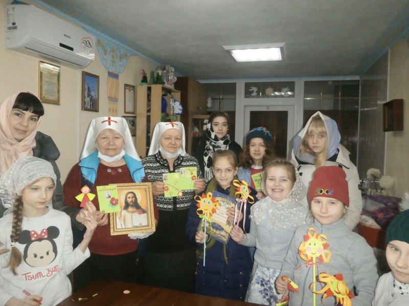 В воскресной группе «Держава» при храме Державной иконы Божией Матери г. Донецка прошло занятие о подготовке к Великому посту