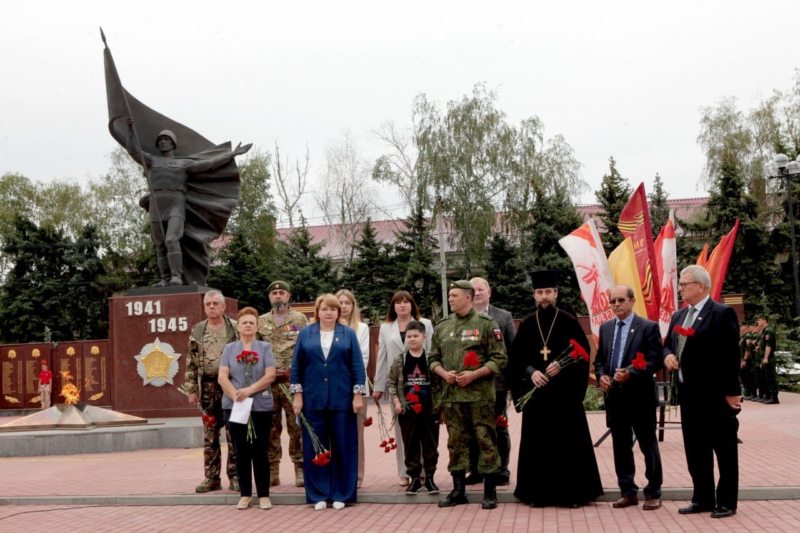 В Октябрьском районе состоялся митинг, посвященный Дню Памяти и Скорби