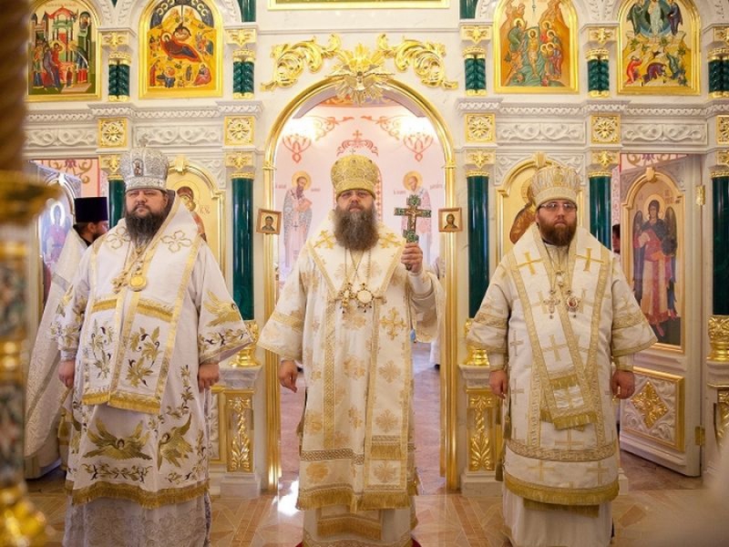 Епископ Игнатий принял участие в освящении храма святого мученика Виктора Никомидийского в поселке Шолоховском