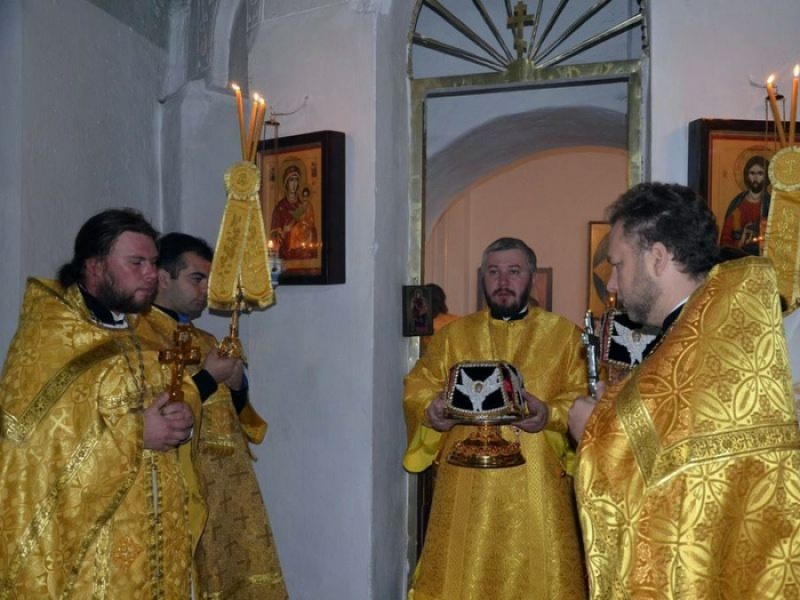 С архиерейским визитом епископ Симон посетил Пятницкое епархиальное подворье станицы Манычской