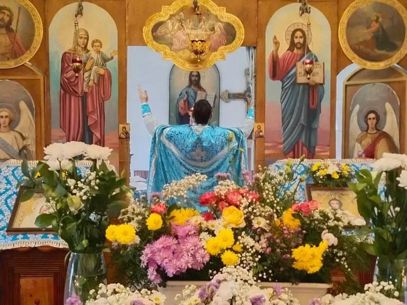 Престольный день отметили в станице Мешковской