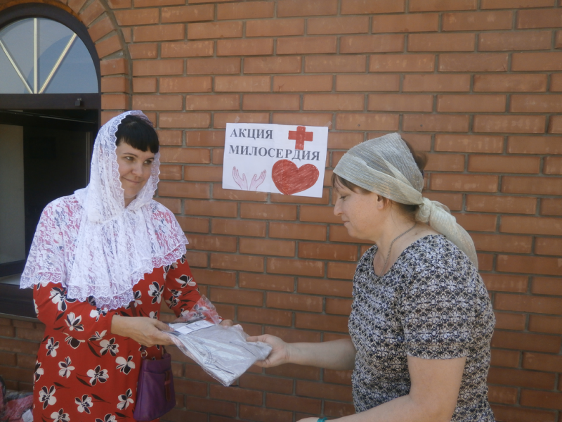 В храме в честь Державной иконы Божией Матери прошла акция «Любовью сорадуется истина»