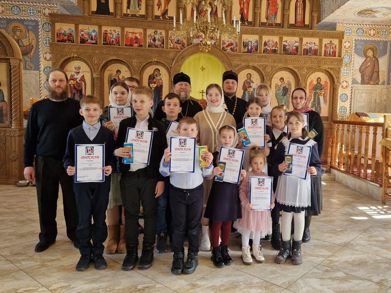 В воскресной школе станицы Боковской состоялся второй тур Кирилло-Мефодиевской олимпиады по Священной истории и Закону Божию