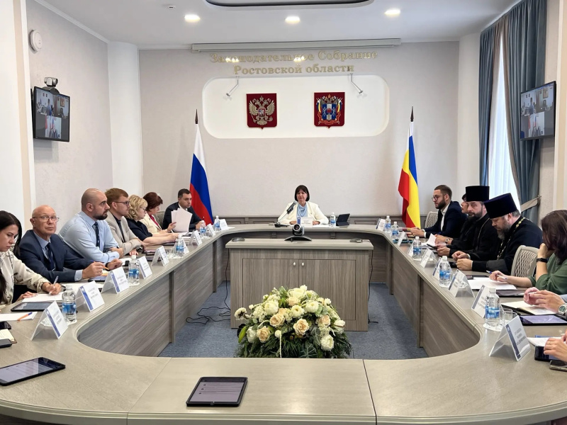 В Законодательном Собрании Ростовской области прошло рабочее совещание по подготовке XXXI Димитриевских образовательных чтений.