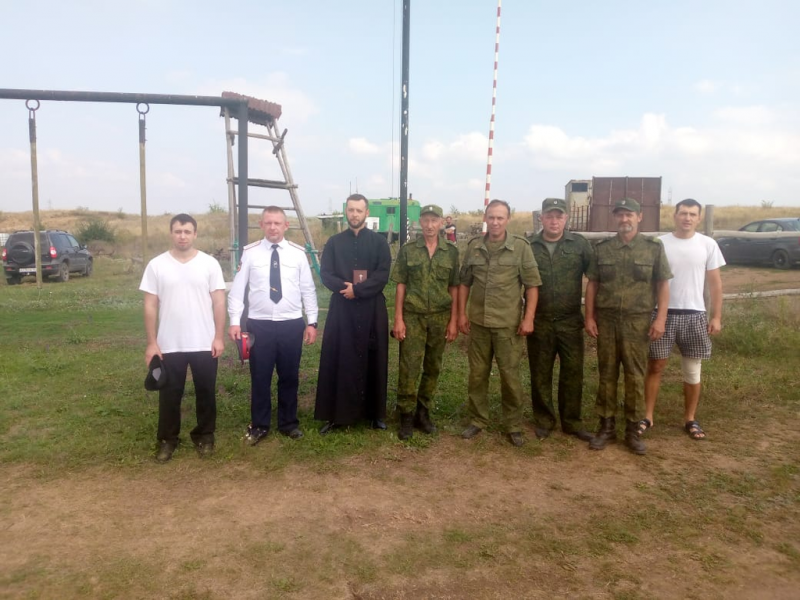 По благословению протоиерея Александра Барановского в казачьем стане прошли областные соревнования