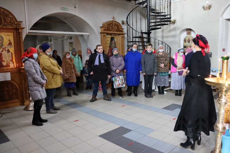 Встреча с благополучателями проекта «Круг спасения» в Донском храме г. Новошахтинска