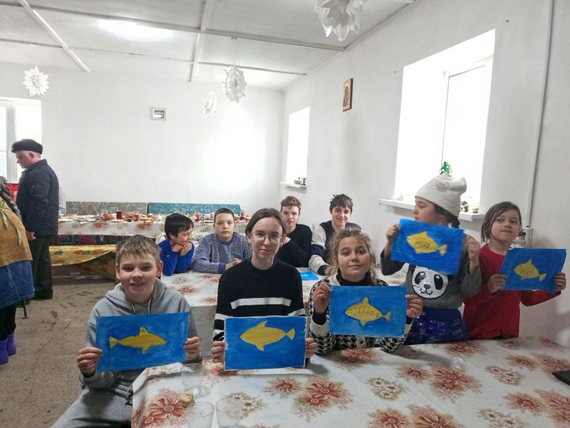 Воскресная школа села Первомайское готовится к Пасхе: первые шаги и древние символы