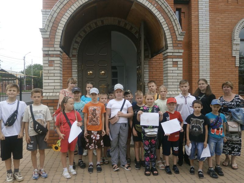 В лагере открываются новые страницы духовной культуры России