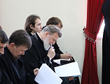 Преосвященнейший епископ Симон принял участие в экзаменационной комиссии Донской духовной семинарии. Студенты ДДС защищали выпускные квалификационные работы