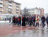 Епископ Симон принял участие в возложении цветов к мемориальному комплексу «Площадь 40-летия Победы» в честь приближающегося праздника – Дня защитника Отечества