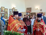 Соборным богослужением отметили престольный праздник в храме апостола и евангелиста Иоанна Богослова при Институте сферы обслуживания и предпринимательства (филиала) ДГТУ в городе Шахты