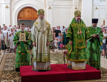 Преосвященнейший епископ Симон принял участие в торжествах по случаю дня памяти преподобной Арсении (Себряковой) в Спасо-Преображенском монастыре в городе Серафимовиче Волгоградской области