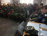 В штабе Городского казачьего общества г. Каменск-Шахтинский состоялась очередная встреча духовенства с кадетами казачьей военной гимназии
