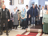 С архипастырским визитом Преосвященнейший епископ Симон совершил Божественную литургию в храме великомученицы Варвары города Гуково