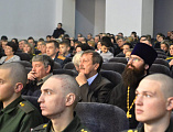 Председатель епархиального отдела по взаимодействию в Вооруженными Силами иерей Александр Теличкин принял участие в торжественном мероприятии, посвященном Дню инженерных войск в г. Каменский-Шахтинский