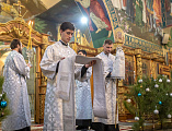 В Навечерие Рождества Христова – Рождественский сочельник Преосвященнейший епископ Симон совершил богослужение и иерейскую хиротонию в Покровском кафедральном соборе г. Шахты