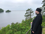 Преосвященнейший епископ Симон посетил Никольский скит острова Валаам