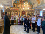Духовно-нравственная беседа священника с учениками 