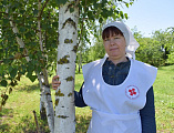 Сестры Марфо-Мариинского сестричества храма Архистратига Михаила пос. Каменоломни приняли участие во Всероссийской акции «Дом там, где береза»