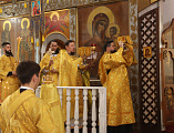 Совершая архипастырский визит в Верхнедонское благочиние, Преосвященнейший епископ Симон посетил приход Архистратига Михаила станицы Вёшенской