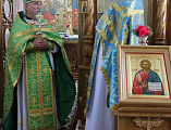 В день тезоименитства настоятель Донского храма г. Новошахтинска протоиерей Роман Амплеев принял поздравления