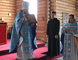 В казачьем кадетском Алексеевском епархиальном подворье была совершена Божественная литургия и молебное пение на начало учебного года