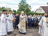 В праздник Вознесения Господня Преосвященнейший епископ Симон совершил Божественную литургию в Вознесенском храме г. Шахты