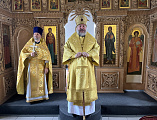 Епископ Симон совершил Божественную литургию в храме святителя Николая слободы Родионово-Несветайской