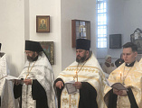 Отпевание протоиерея Петра Почтового состоялось в храме святителя Тихона Задонского станицы Кривянской