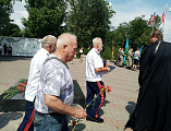 Протоиерей Роман Амплеев принял участие в митинге, посвященном 93-ой годовщине образования воздушно-десантных войск