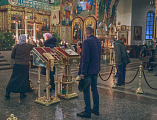 В Покровском кафедральном соборе г. Шахты совершен Новогодний молебен на благословение грядущего года