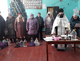 В праздник Богоявления иеромонах Арсений (Алимов) посетил общину верующих хутора Табунщиково