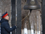 Благочинный приходов Донецкого округа иерей Владимир Татаркин принял участие в митинге, посвященном освобождению станицы Гундоровской от немецко-фашистской Германии