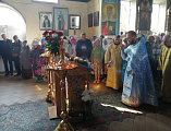 В День Рождества Пресвятой Богородицы Свято-Андреевский храм города Миллерово посетили паломники из Брянска