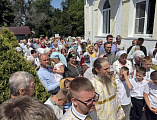 Престольный праздник в храме честь Рождества великого пророка Предтечи и Крестителя Господня Иоанна молитвенно отметили в станице Боковской