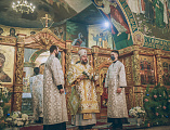 В ночь с 6 на 7 января в соборе Покрова Пресвятой Богородицы встретили Рождество Христово
