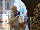 Преосвященнейший епископ Симон с архипастырским визитом посетил храм Архистратига Михаила пос. Соколово-Кундрюченский г. Новошахтинска