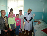 Подопечные стационарного Отделения сестринского ухода пос. Майский не остаются без внимания и духовного окормления