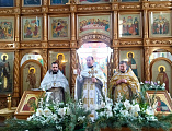 Божественной литургией и литией почтили память местночтимого исповедника Христова и подвижника Донбасса иеромонаха Серафима (Калинина)