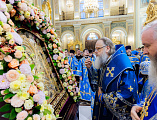 В канун праздника Донской иконы Божией Матери Преосвященнейший Симон епископ Шахтинский и Миллеровский сослужил Главе Донской митрополии в Ростовском кафедральном соборе