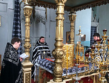 Соборное богослужение и собрание духовенства Донецкого благочиния