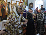 Преосвященнейший епископ Симон с архипастырским визитом посетил Чернышевское благочиние
